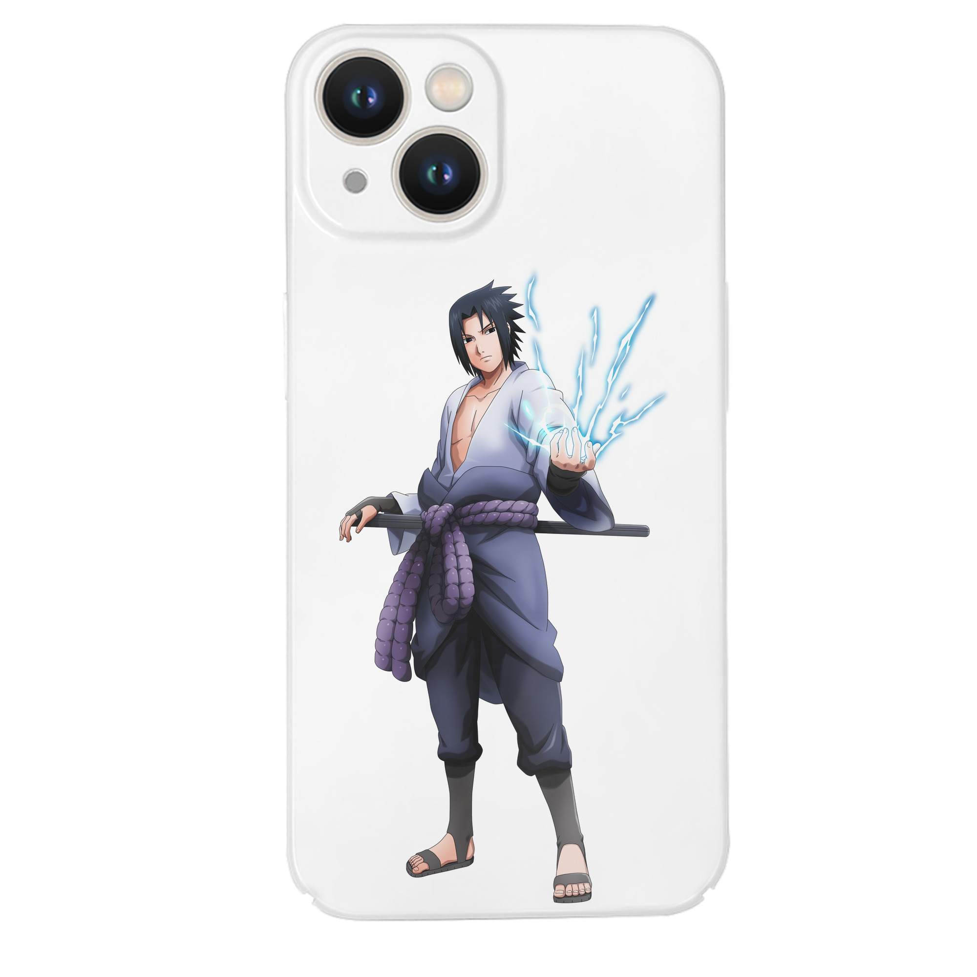 （画像用） NARUTO -ナルト- うちは サスケ Uchiha Sasuke 【iPhone 14シリーズ対応】ハードケース